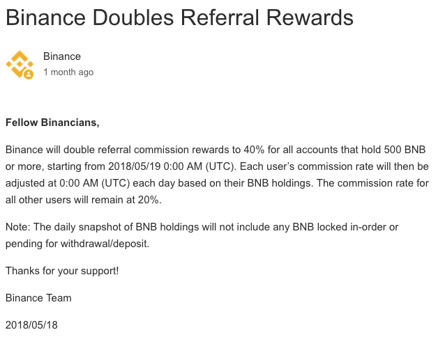 Binance Double Referral Rewards